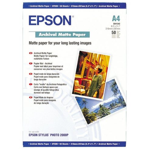 EPSON foto papir C13S041342/ A4/ Arhivski mat / 50 kom