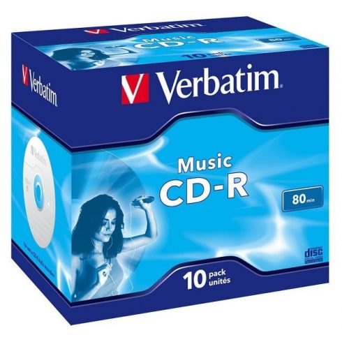 VERBATIM CD-R80 700MB AUDIO/ 16x/ 80min/ dragulj/ 10 pak.