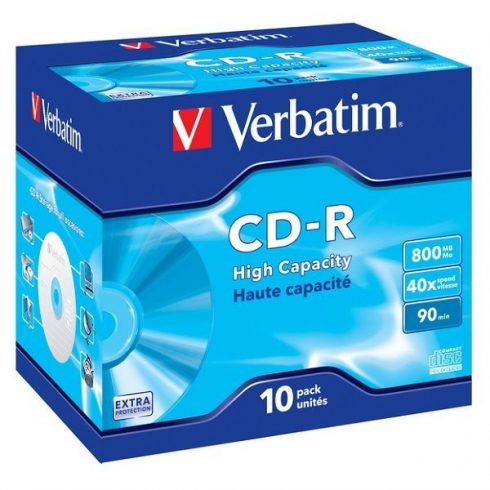 VERBATIM CD-R90 800MB EP/DL/ 40x/ 90min/ dragulj/ 10paket