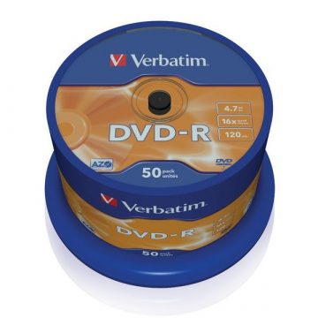 VERBATIM DVD-R 4,7GB/ 16x/ 50pak/ vreteno