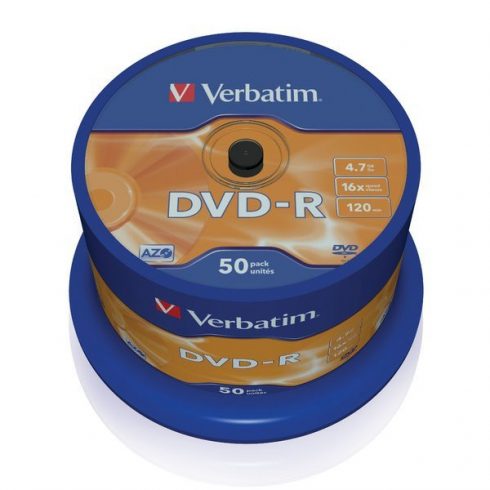 VERBATIM DVD-R 4,7GB/ 16x/ 50pak/ vreteno