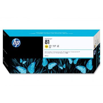   HP (81) C4933A - tinta žuta, DesignJet 5000xx (680ml) original