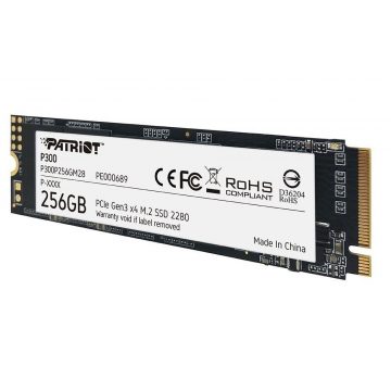   PATRIOT P300 256 GB SSD / interni / M.2 PCIe Gen3 x4 NVMe 1.3 / 2280