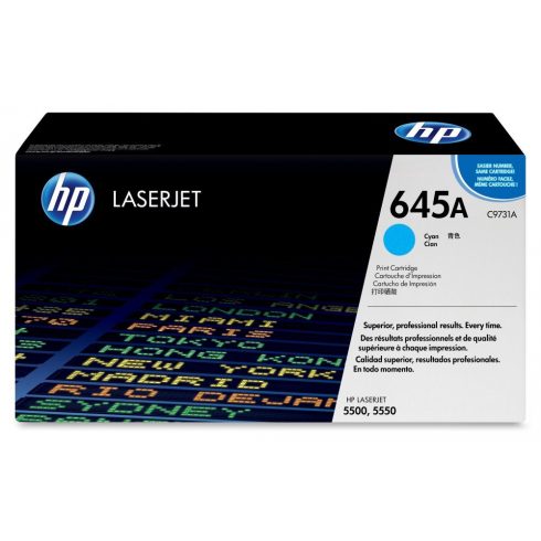 HP toner, C9731A, cyan, CLJ 5500 original