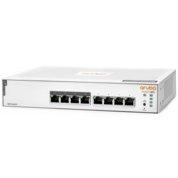   Prekidač HPE Aruba Instant On 1830 8G 65W (4x RJ45 10/100/1000 + 4x RJ45 10/100/1000 Class4 PoE)