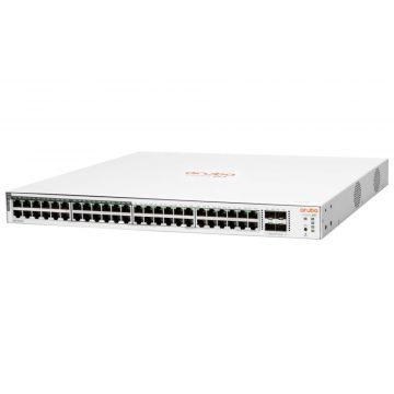   Prekidač HPE Aruba Instant On 1830 48G 4SFP 370W (24x PoE Class4 + 24x RJ45 10/100/1000).