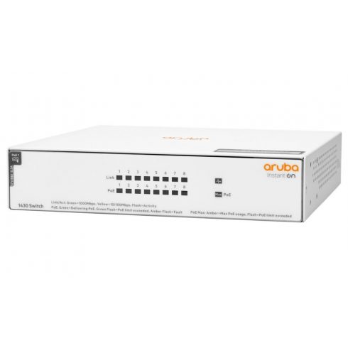 HPE Aruba Instant On 1430 8G Class4 PoE 64W prekidač