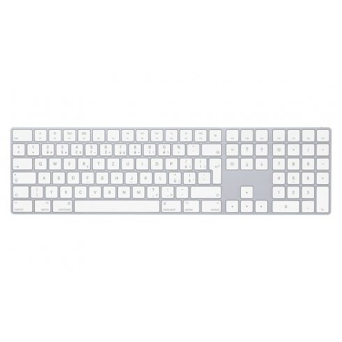 Apple Magic Keyboard s číselnou clávesnicí/ češka/ srebrna