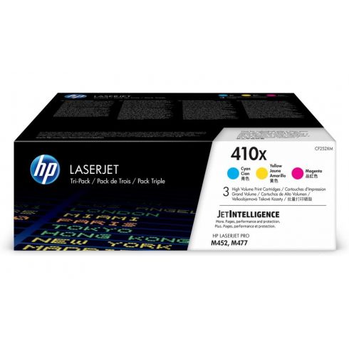 HP 410X trostruki paket originalnih LaserJet toner uložaka, cijan/magenta/žuta