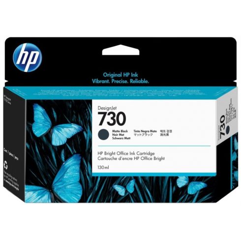 HP originalna tinta P2V65A, HP 730, mat crna, 130 ml