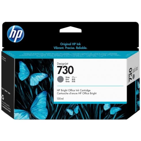 HP original tinta P2V66A, HP 730, siva, 130 ml