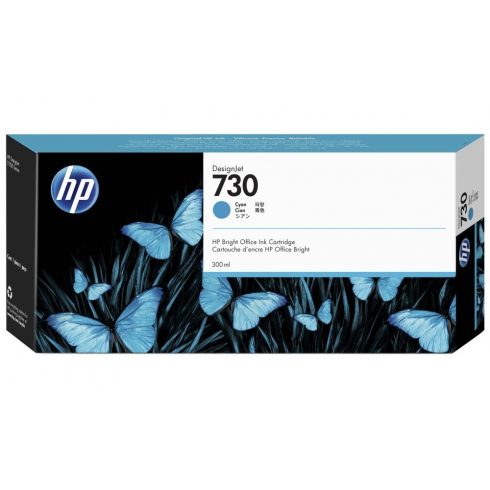 HP originalna tinta P2V68A, HP 730, cyan, 300 ml, HP HP DesignJet T1700 44 printer series, T1700dr 44