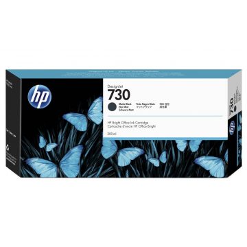   HP originalna tinta P2V71A, HP 730, mat crna, 300 ml, HP HP DesignJet T1700 44 serija pisača, T1700dr 44