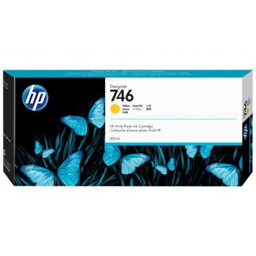   HP tintni uložak P2V79A, HP 746, žuti, 300 ml, DesignJet Z6, Z9+