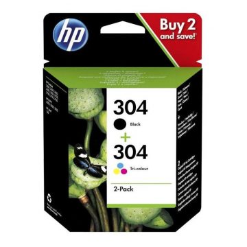   HP originalni set tinti HP 304 (CMYK, 100/120 stranica) za HP Deskjet 3720, 3721, 3722, 3723, 3724, 3725, 3755