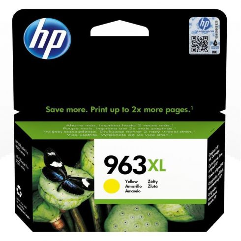 Ink cartridge HP 963XL yellow (yellow, 1600p) za HP OfficeJet Pro 9010, 9013, HP OfficeJet Pro 9020