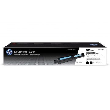   HP toner W1103AD dvostruko pakiranje (crni, 2x2500 stranica) za HP Neverstop Laser 1000w, HP Neverstop Laser MFP 1200w