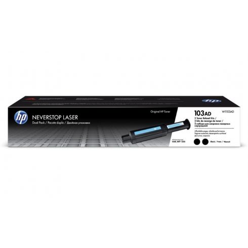 HP toner W1103AD dvostruko pakiranje (crni, 2x2500 stranica) za HP Neverstop Laser 1000w, HP Neverstop Laser MFP 1200w