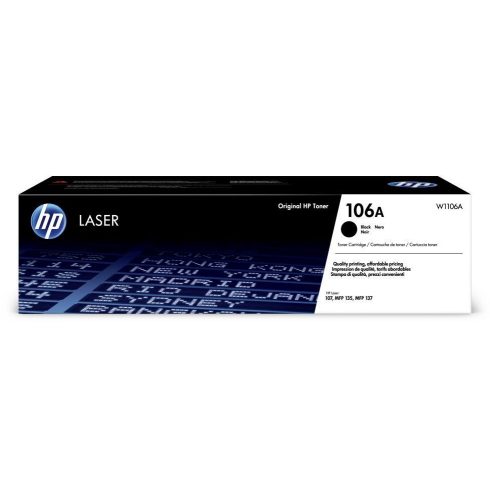 HP toner 106A (crni, 1000 stranica) za HP Laser 107a, 107w, HP Laser MFP 135a, 135w