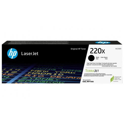 HP toner 220X (crni, 7500 stranica) za LaserJet Pro 4202dn, 4202dw, MFP 4302dw, MFP 4302fdn, MFP 4302fdw