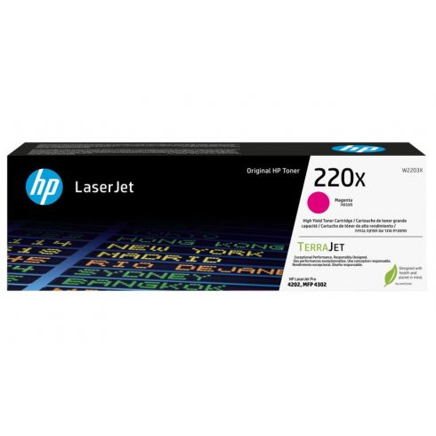 HP toner 220X (magenta, 5500 stranica) za LaserJet Pro 4202dn, 4202dw, MFP 4302dw, MFP 4302fdn, MFP 4302fdw