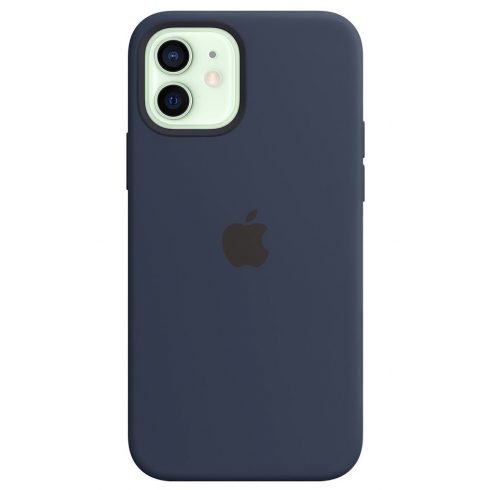 Apple iPhone 12 | 12 Pro Silikonska futrola s MagSafeom - tamnoplava