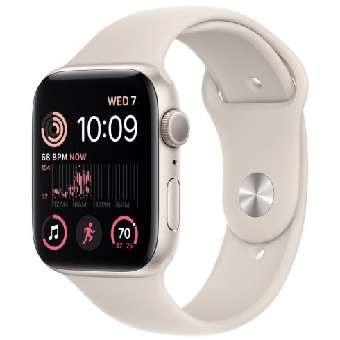 Apple Watch SE GPS 44 mm aluminijsko kućište Starlight sa sportskim remenčićem Starlight - Regular