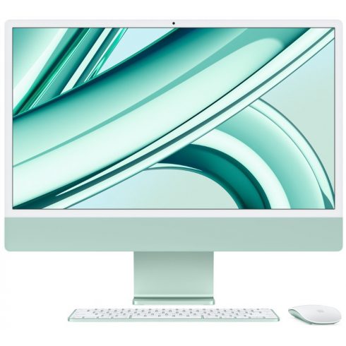 Apple iMac 24'' s Retina 4.5K zaslonom: M3 čip s 8-jezgrenim CPU-om i 10-jezgrenim GPU-om, 256 GB SSD - zeleni