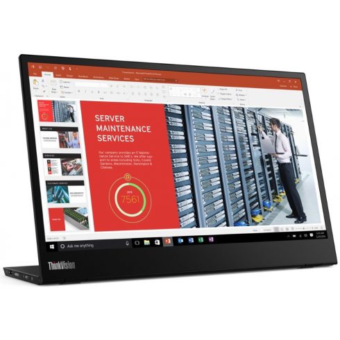 Lenovo M14t/ 14" IPS/ 16:9/ 1920 x 1080 FHD/ 300cd/m2/ 700:1 / 6ms/ USB-C/ crni