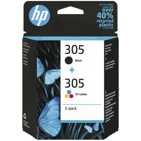 HP spremnik s tintom 305 2 paketa trobojni/crni originalni spremnik s tintom