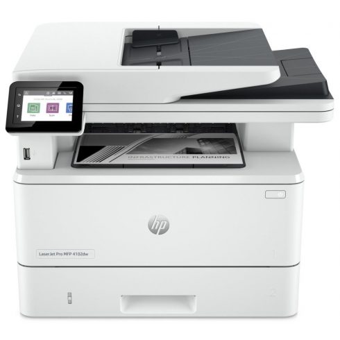 HP LaserJet Pro MFP 4102dw/ čb/ PSC/ A4/ 40ppm/ 1200x1200dpi/ USB/ LAN/ wifi/ duplex/ HP Smart/ AirPrint™