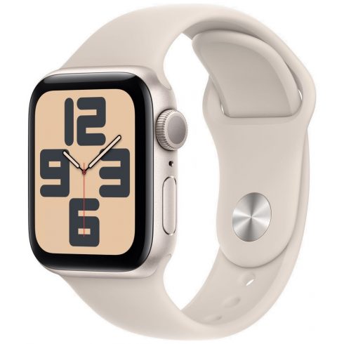 Apple Watch SE GPS 40 mm aluminijsko kućište Starlight sa sportskim remenčićem Starlight - M/L