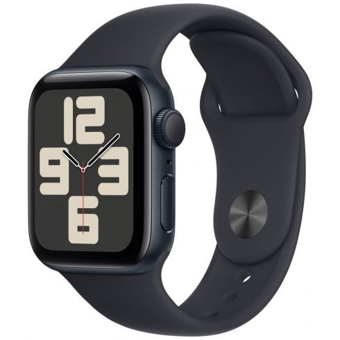 Apple Watch SE GPS 40mm Midnight Aluminium Case with Midnight Sport Band - S/M