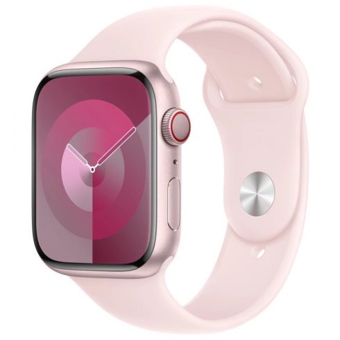 Apple Watch Series 9 Cellular 45 mm ružičasti aluminij sa svijetlo ružičastim sportskim remenčićem M/L