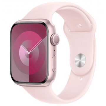   Apple Watch Series 9 45 mm ružičasti aluminij sa svijetlo ružičastim sportskim remenčićem S/M