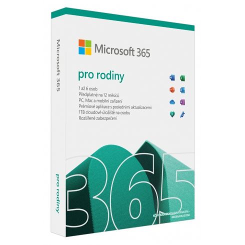 Microsoft 365 Family CZ - pretplata na 1 godinu