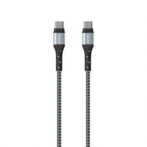 Energizer Ultimate - USB-C na USB-C spojni kabel 2 m (srebrni)