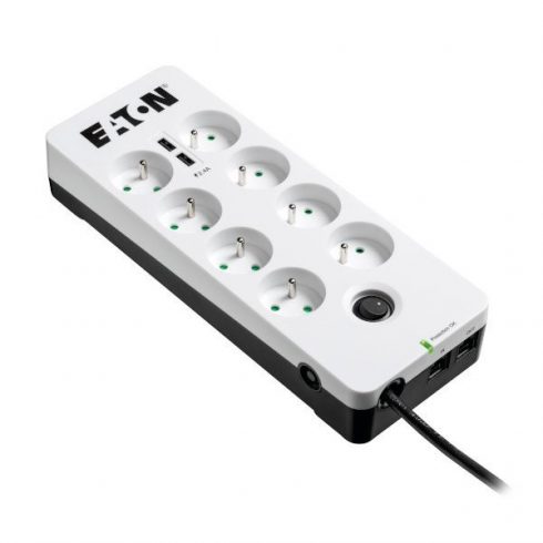 EATON zaštita od prenapona Protection Box 8 Tel@ USB FR, 8 utičnica + 2x USB + telefon