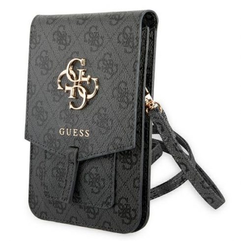 Guess 4G Big Metal Logo Phone Bag - Torba s pretincem za pametni telefon (crna)