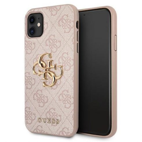 Guess 4G Big Metal Logo - iPhone 11 Case (roza)