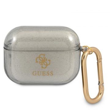 Guess Colored Glitter - Futrola za Airpods Pro (crna)