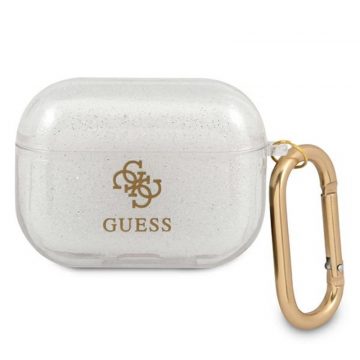 Guess Colored Glitter - Futrola za Airpods Pro (prozirna)