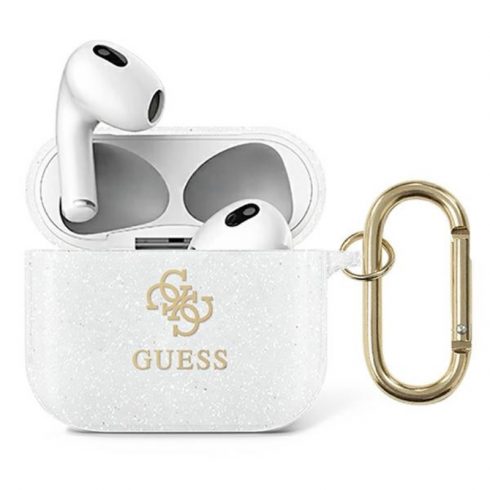 Guess 4G Glitter - Futrola za Airpods 3 (prozirna)