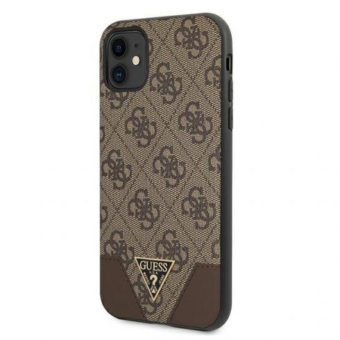 Guess 4G Triangle Collection - maska ​​za iPhone 11 (smeđa)