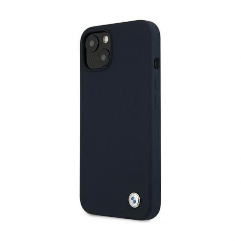 BMW Silicone Signature Llogo - maska ​​za iPhone 13 mini (tamnarsko plava)