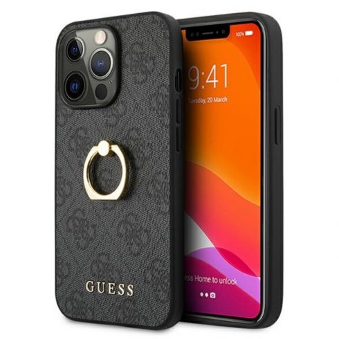 Guess 4G Ring Case - Futrola za iPhone 13 Pro (siva)