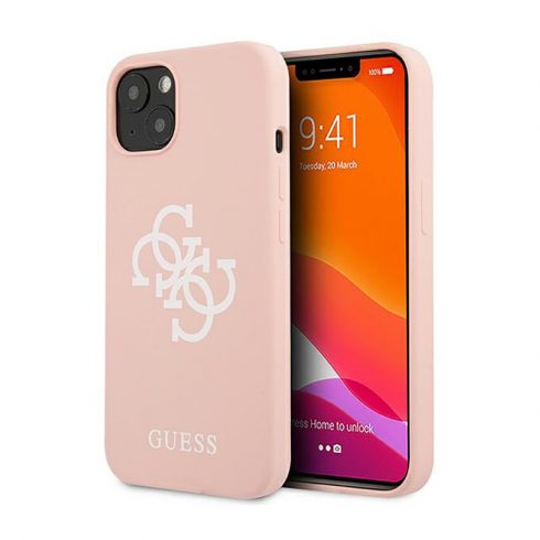 Guess 4G Big Metal Logo - Maska za iPhone 13 mini (smeđa)