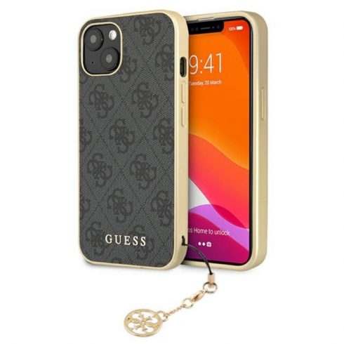 Guess 4G Charms Collection - maska ​​za iPhone 13 (siva)