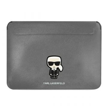   Karl Lagerfeld Saffiano Ikonik Sleeve - Torbica za prijenosno računalo 13" / 14" (crna)