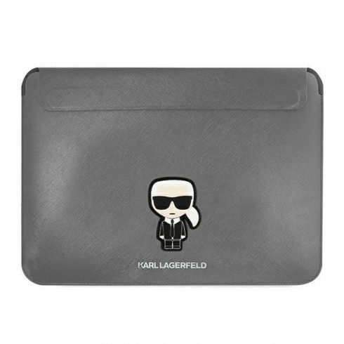 Karl Lagerfeld Saffiano Ikonik Sleeve - Torbica za prijenosno računalo 13" / 14" (crna)